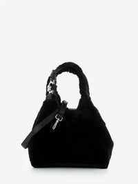C-Easy handbag in black fur 