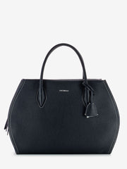 COCCINELLE - Borsa a mano in pelle martellata midnight blue