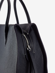 COCCINELLE - Borsa a mano in pelle martellata midnight blue