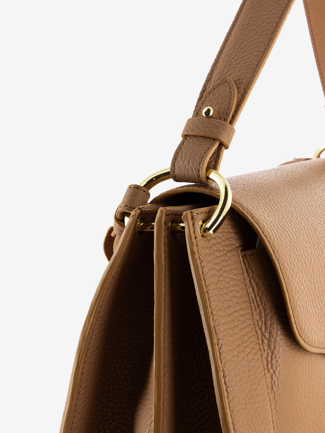 Borsa a mano in pelle martellata skin