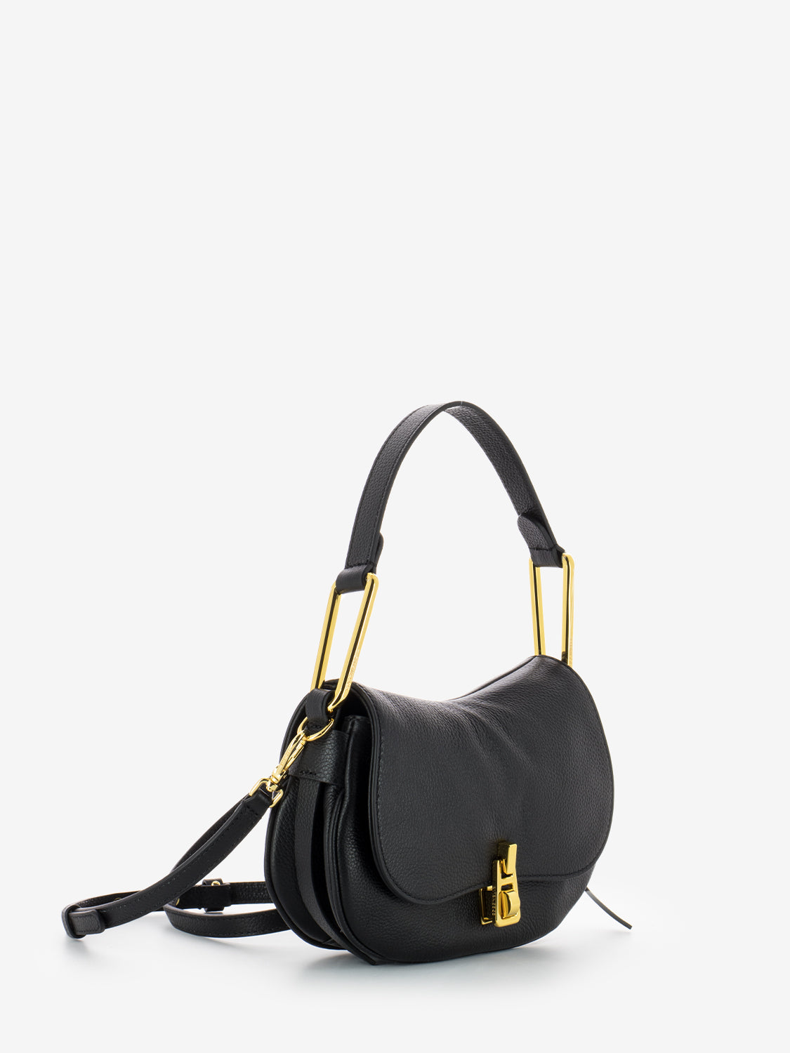 Borsa a mano Magie leather black