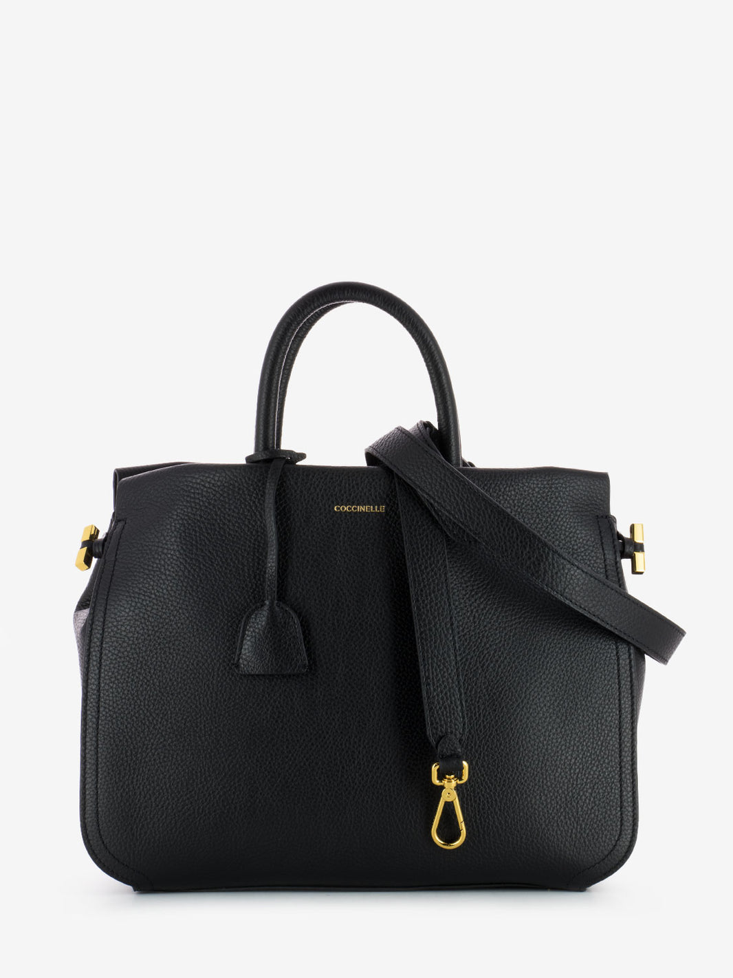 Borsa a mano medium leather noir