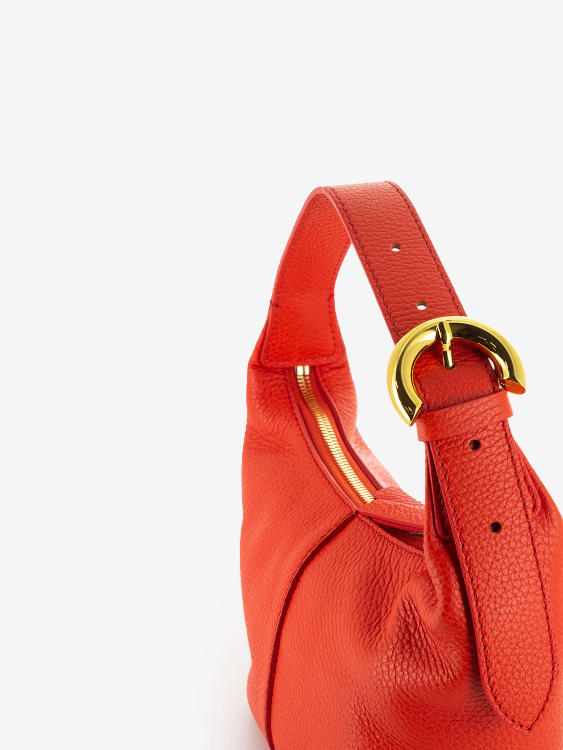 Borsa a mano piccola in pelle gazpacho