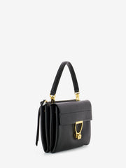 COCCINELLE - Borsa a spalla grained leather noir