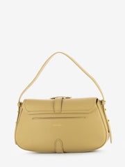 COCCINELLE - Borsa a spalla in pelle grained fresh beige