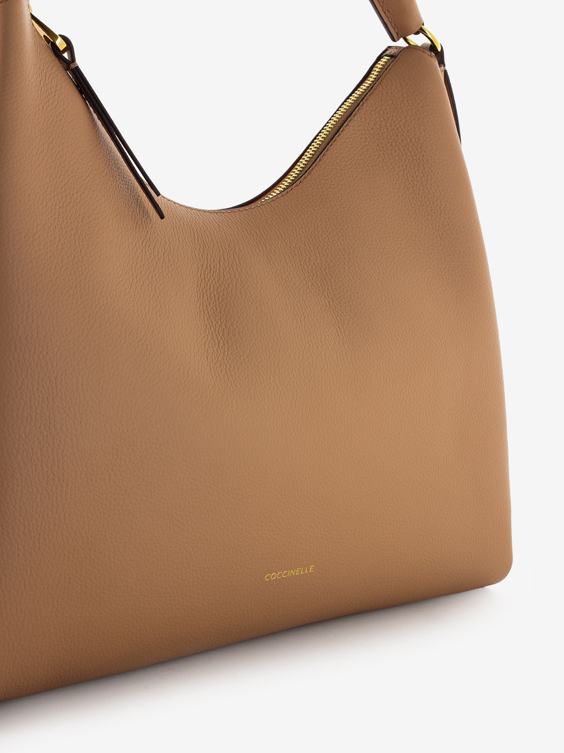 Borsa a spalla in pelle manico treccia skin