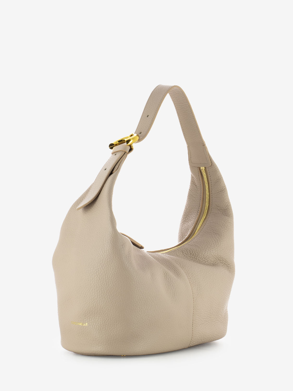 Borsa a spalla in pelle rosette