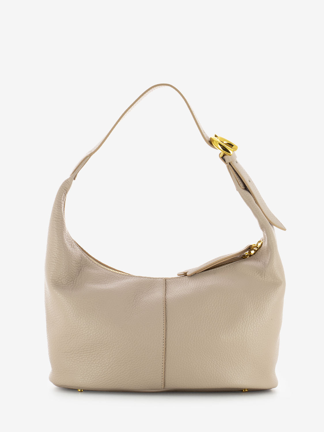 Borsa a spalla in pelle rosette