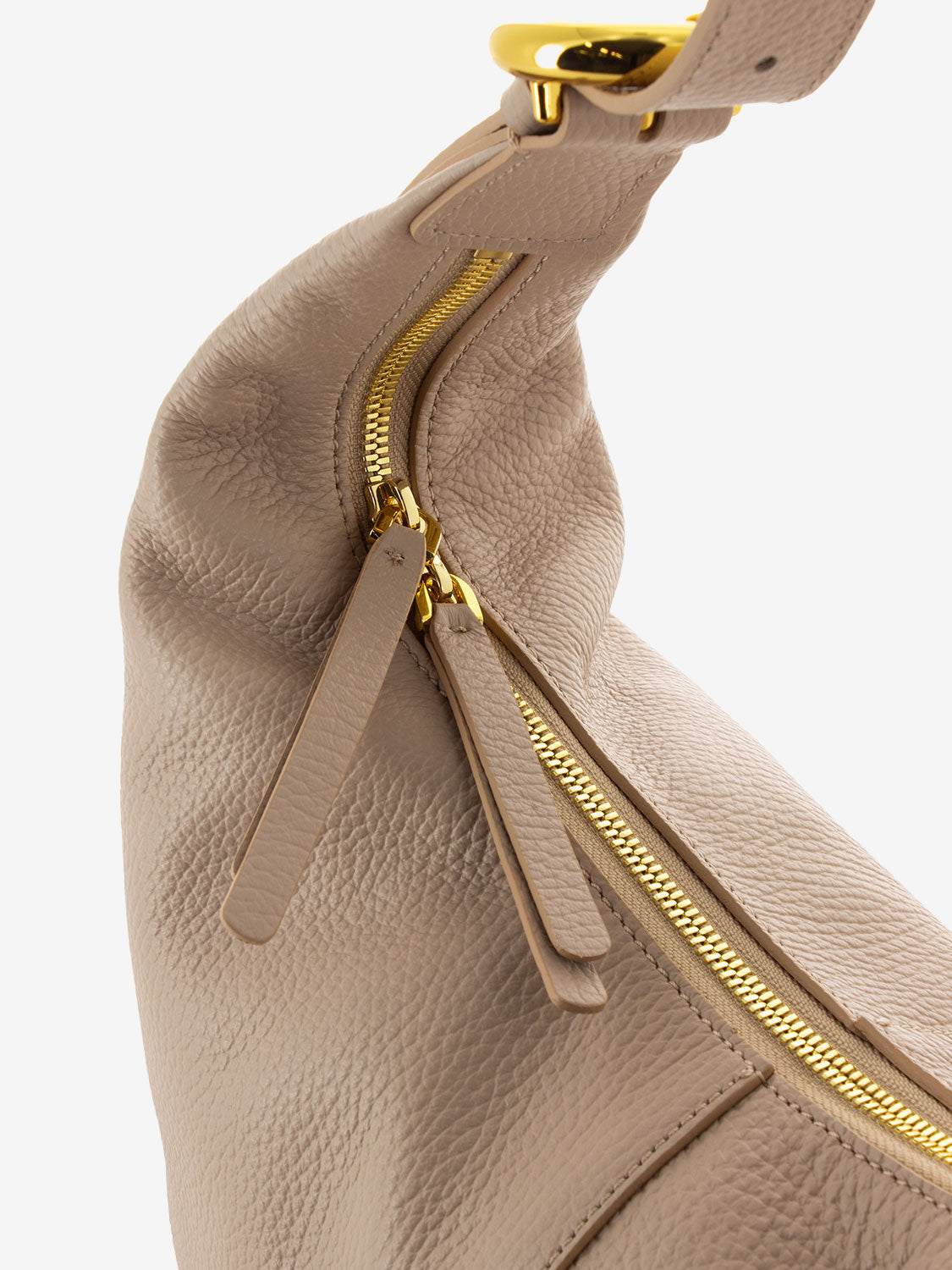 Borsa a spalla in pelle rosette