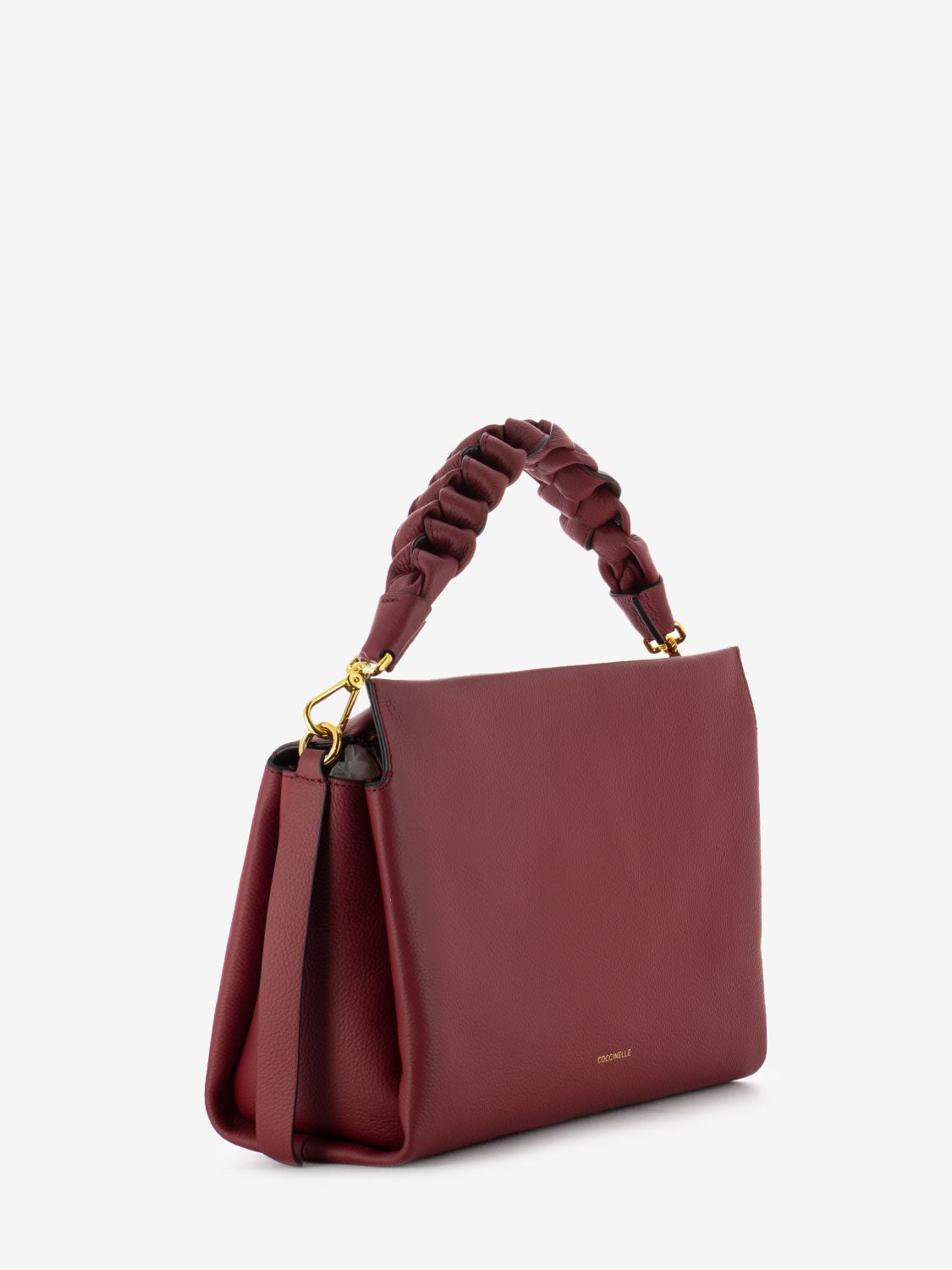 Borsa a spalla in pelle sangria