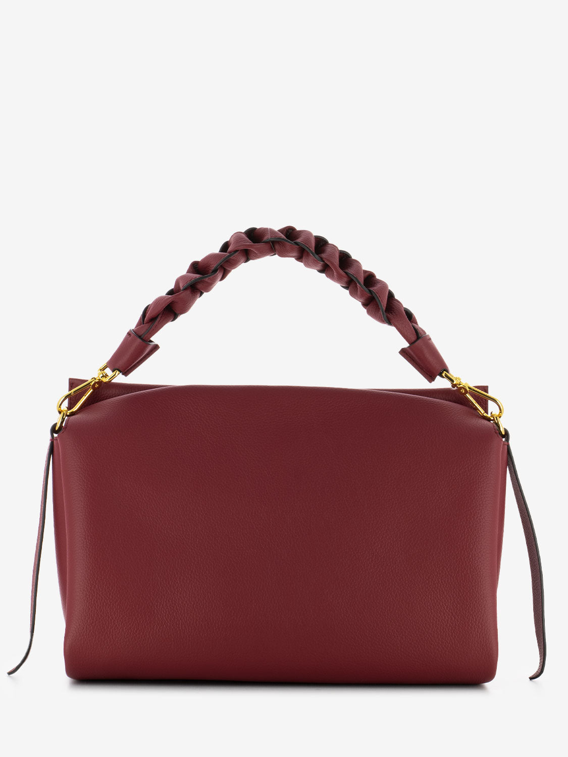 Borsa a spalla in pelle sangria