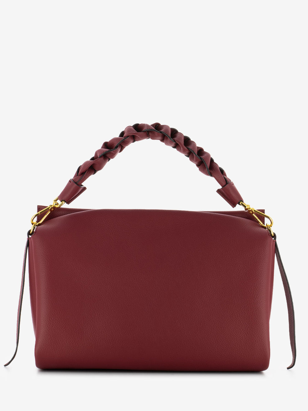 Borsa a spalla in pelle sangria