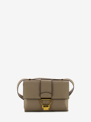 COCCINELLE - Borsa a spalla in pelle warm taupe