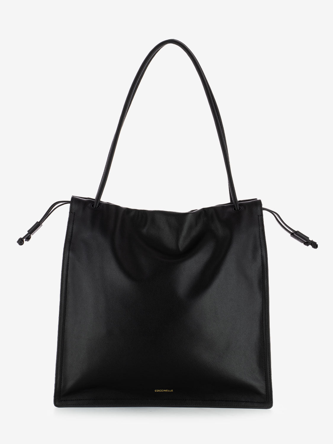 Borsa a spalla smooth leather noir