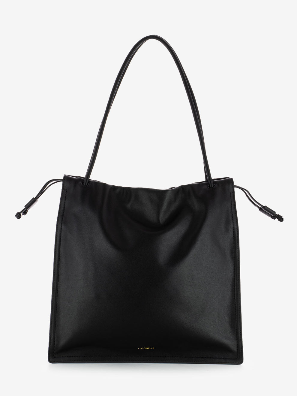 Borsa a spalla smooth leather noir