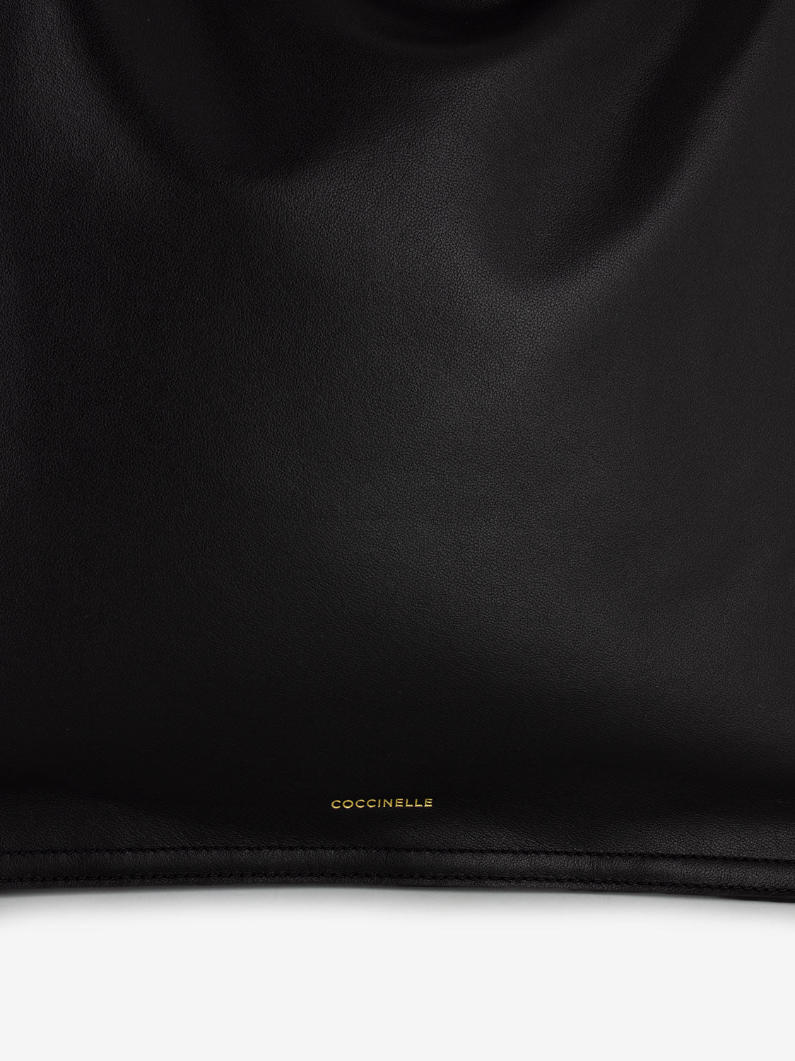 Borsa a spalla smooth leather noir