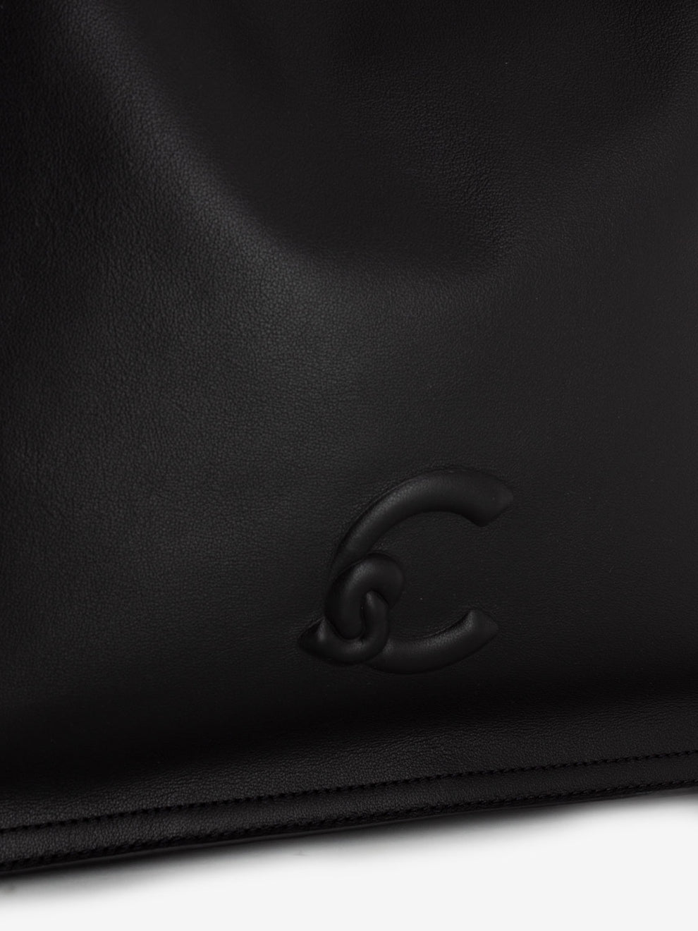 Borsa a spalla smooth leather noir