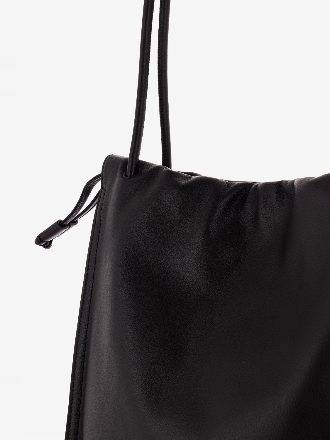 Borsa a spalla smooth leather noir
