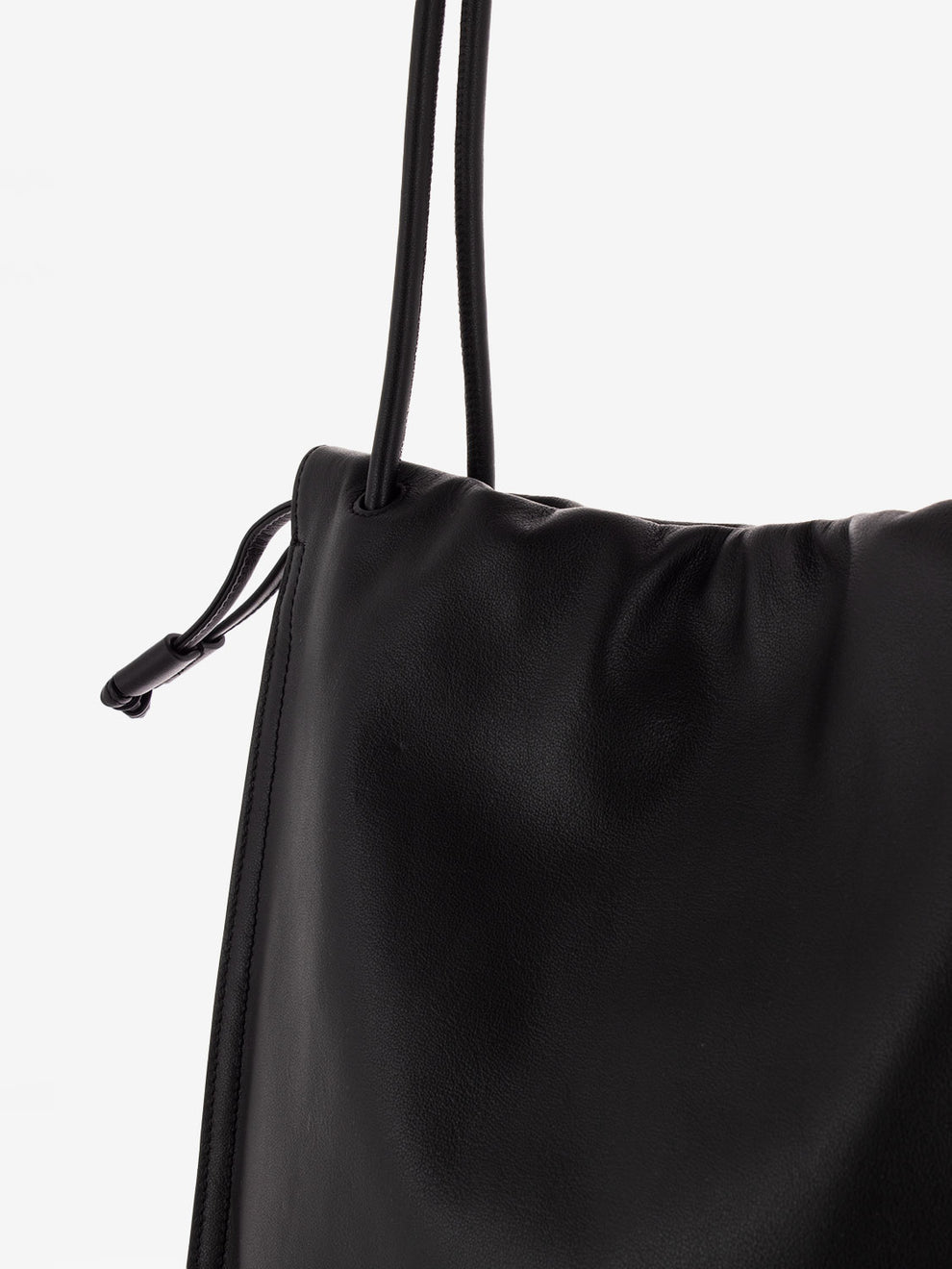Borsa a spalla smooth leather noir