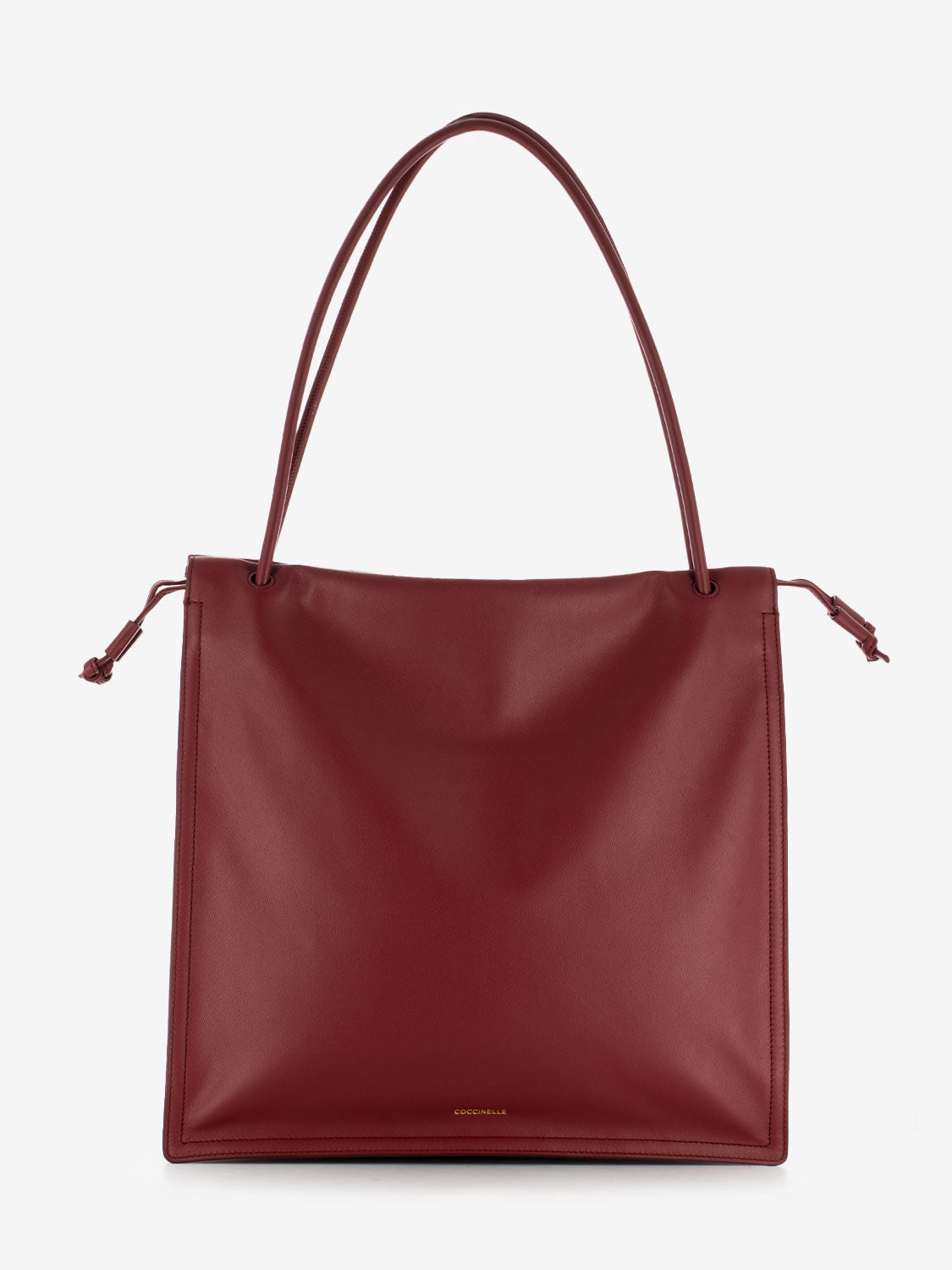 Borsa a spalla smooth leather sangria