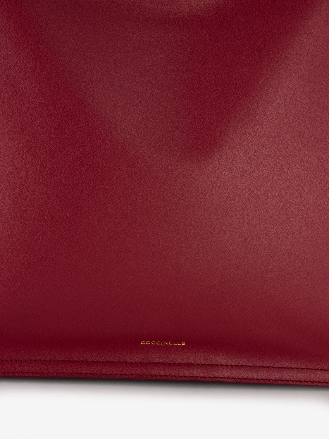 Borsa a spalla smooth leather sangria