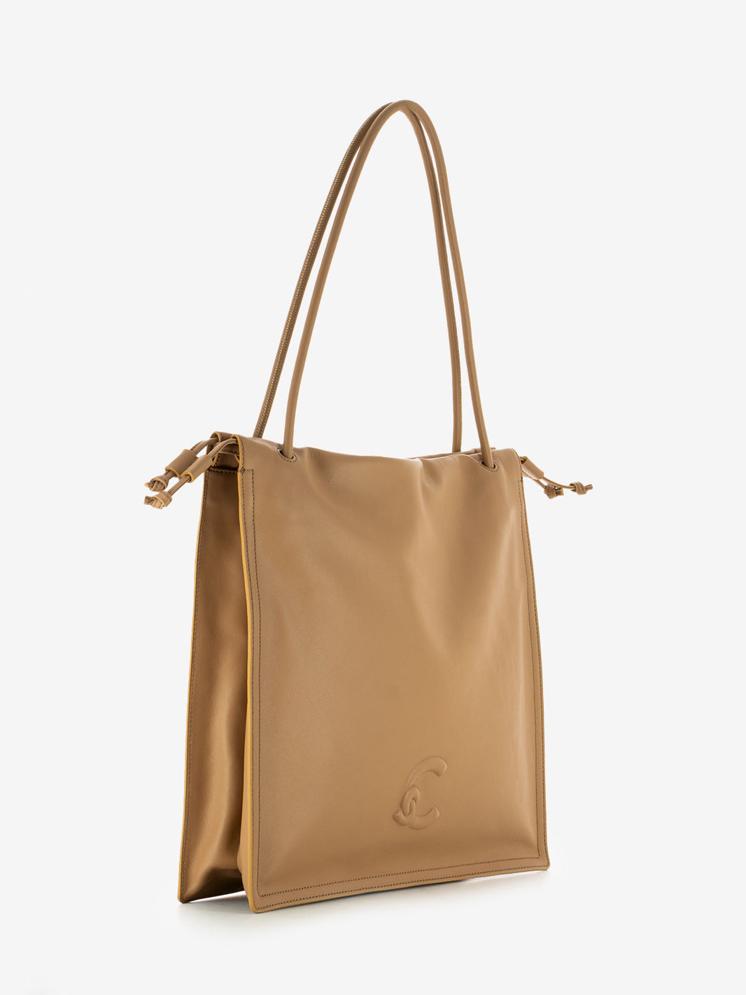 Borsa a spalla smooth leather skin