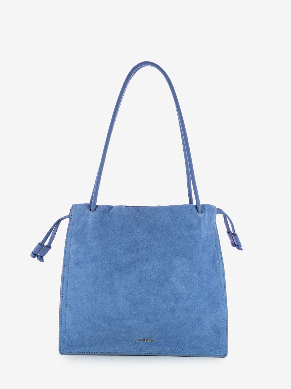 Coccinelle - Blue suede shoulder bag | STIMM