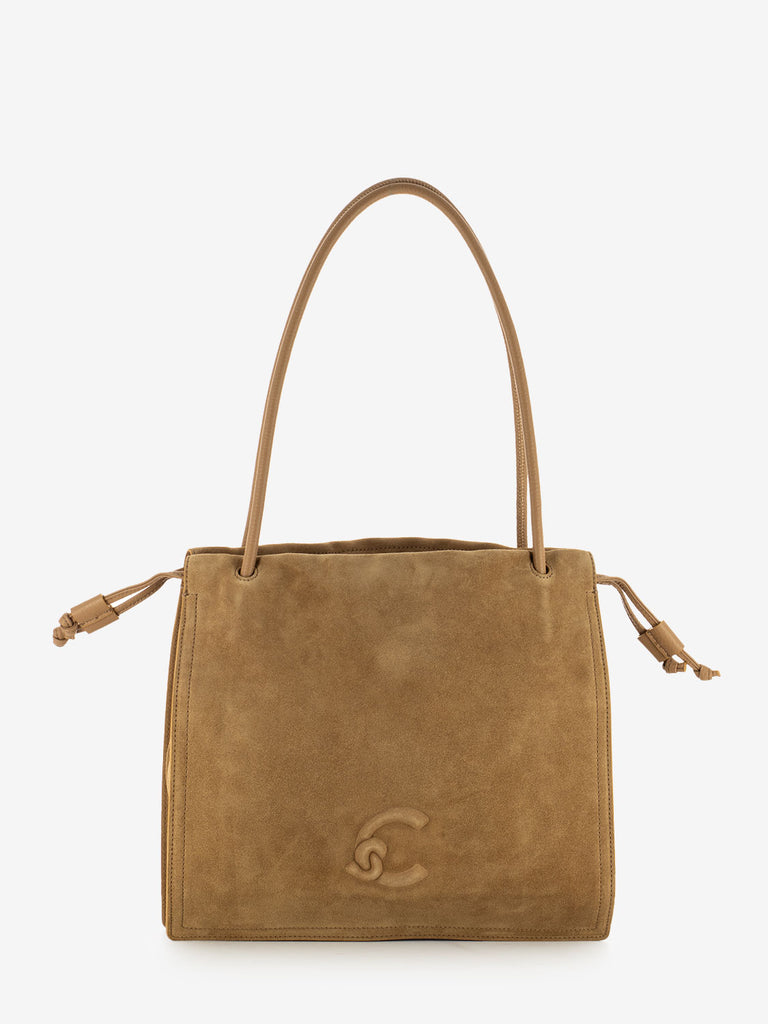 COCCINELLE - Borsa a spalla suede skin