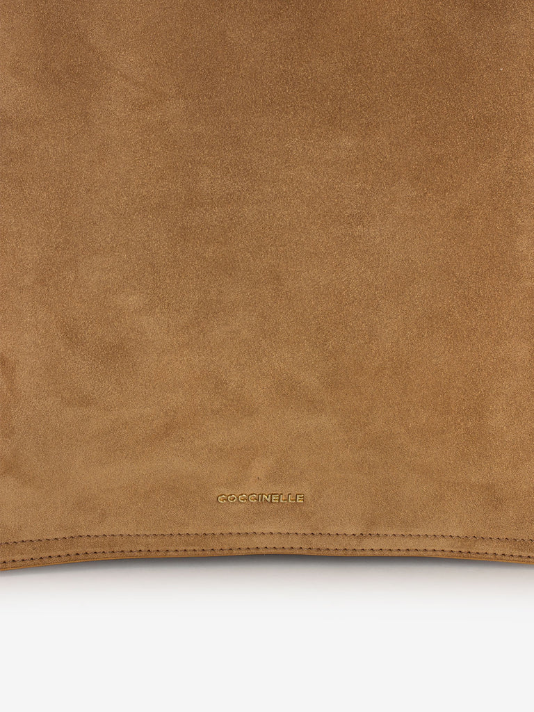 COCCINELLE - Borsa a spalla suede skin