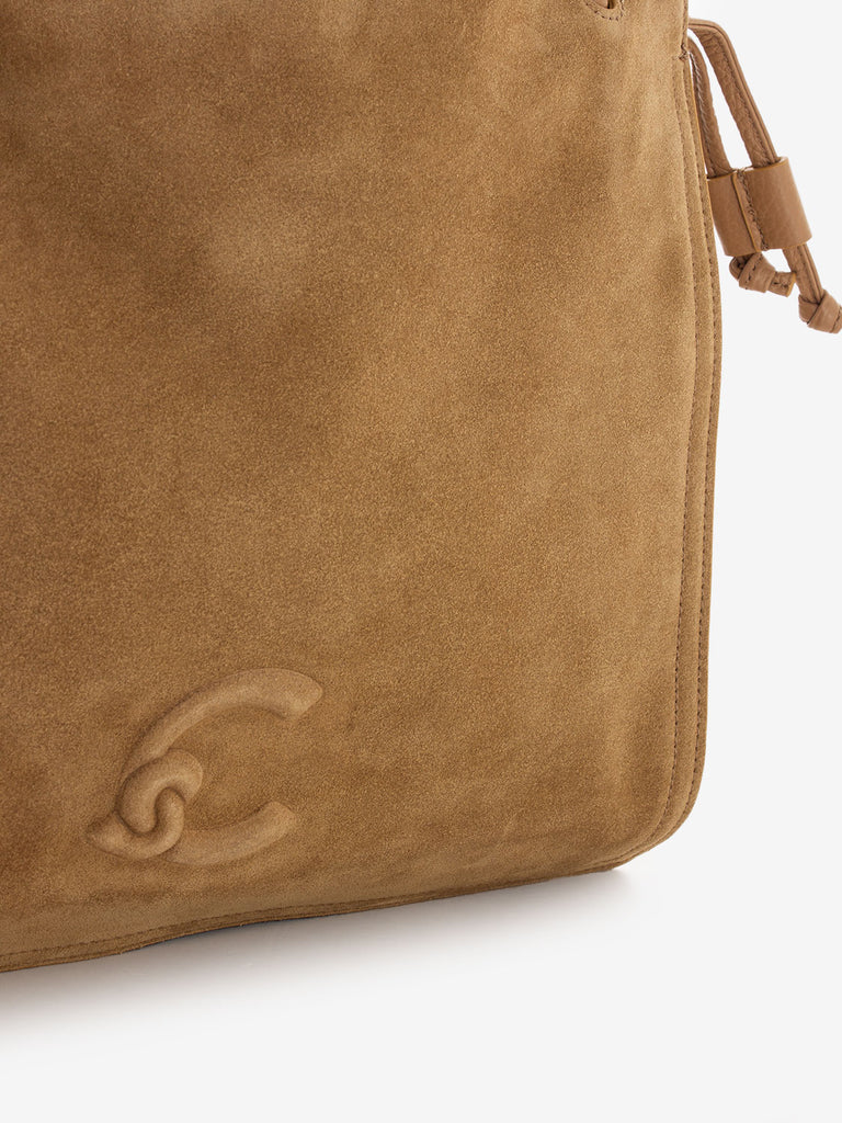 COCCINELLE - Borsa a spalla suede skin