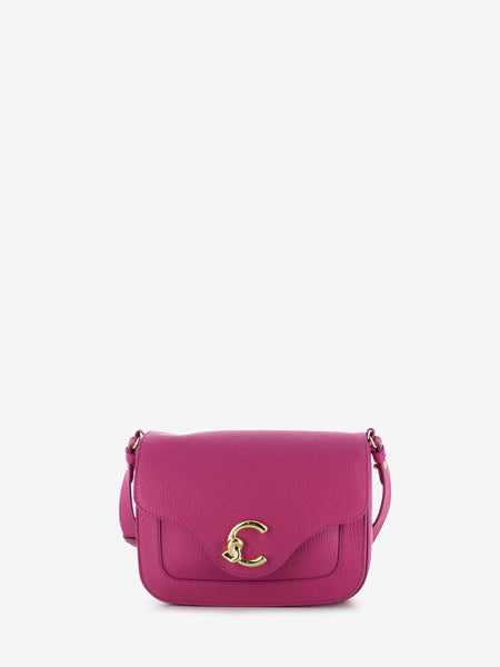 Borsa a tracolla in pelle new fucsia