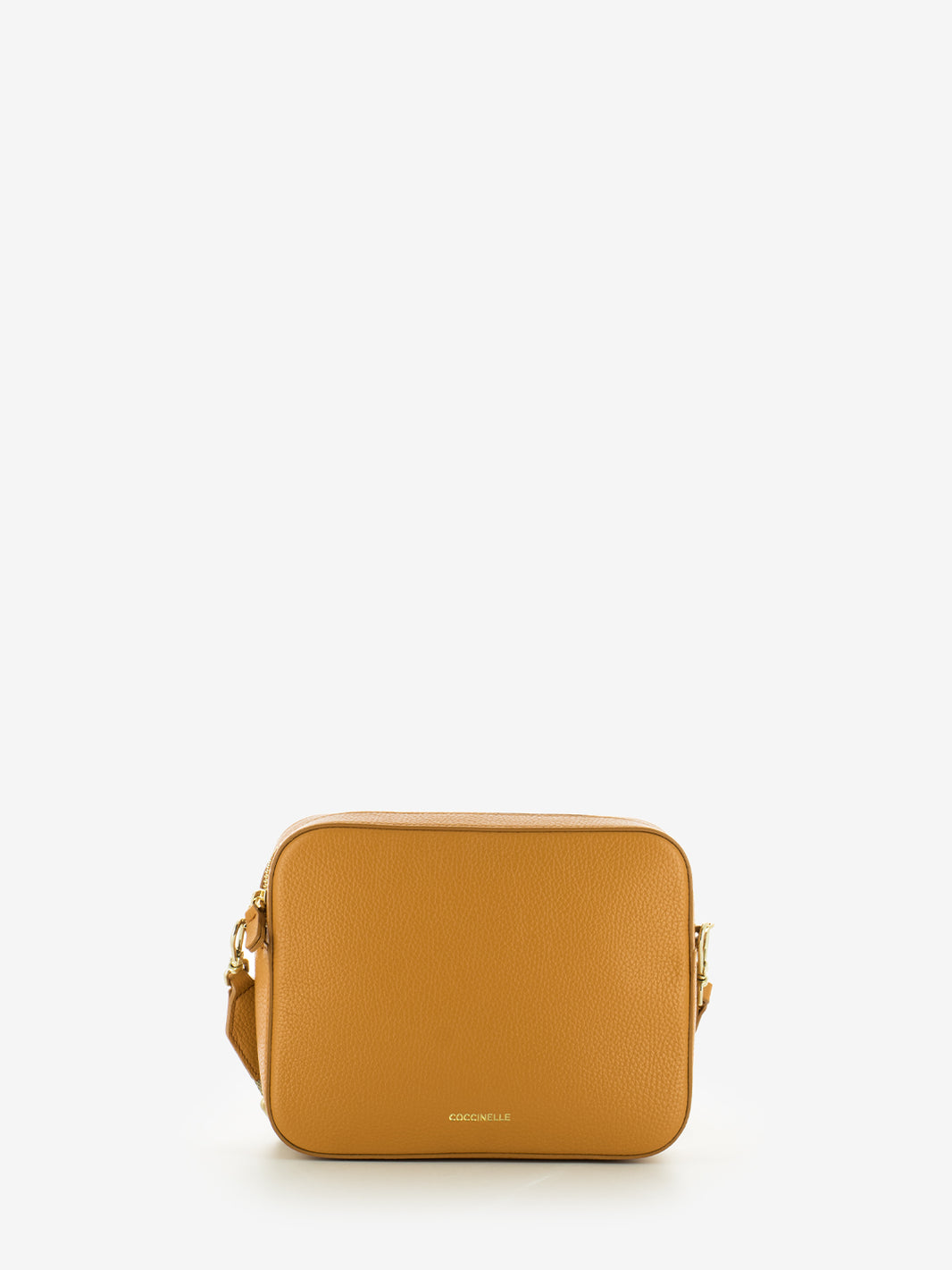 Borsa a tracolla Tebe grained leather paprika