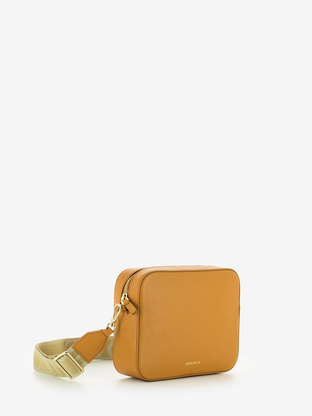 Borsa a tracolla Tebe grained leather paprika