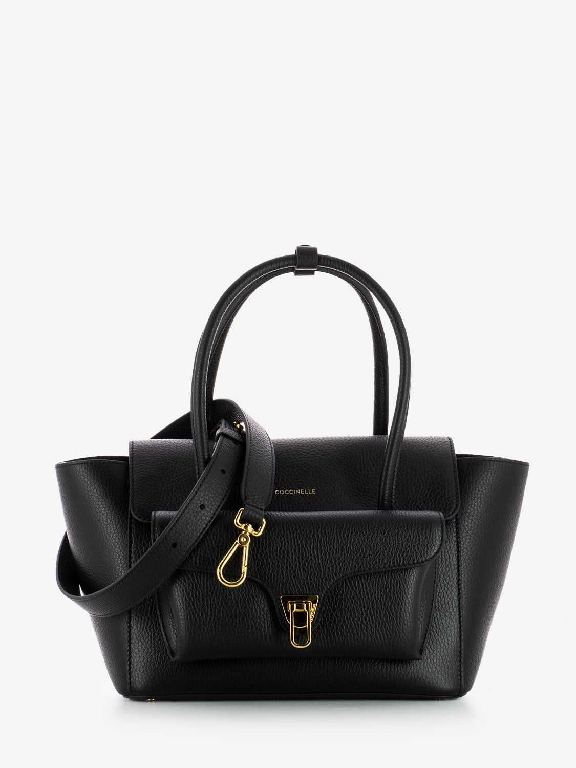 Borsa Beat Double in pelle nera