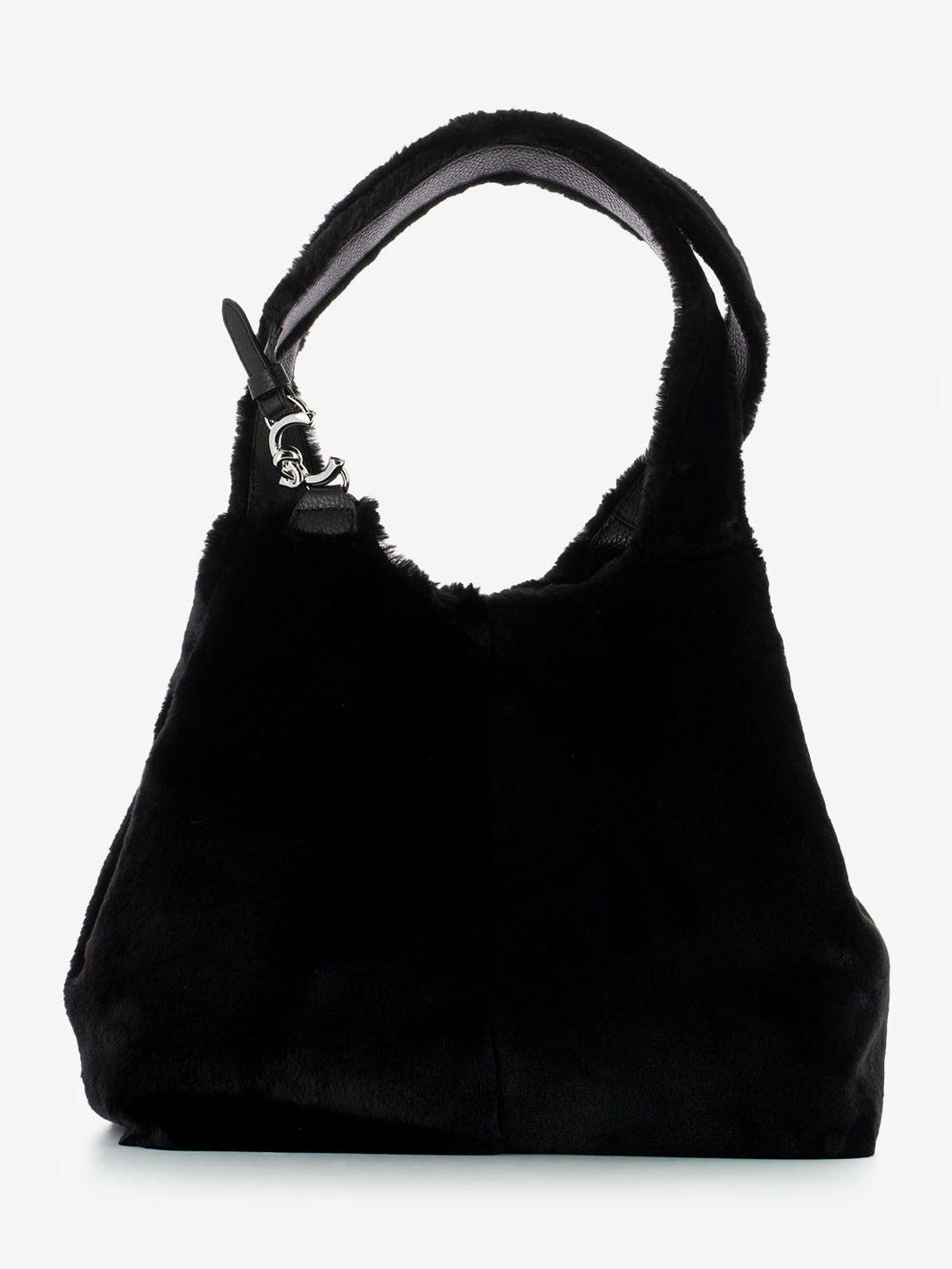 Borsa C-Easy L in pelliccia black