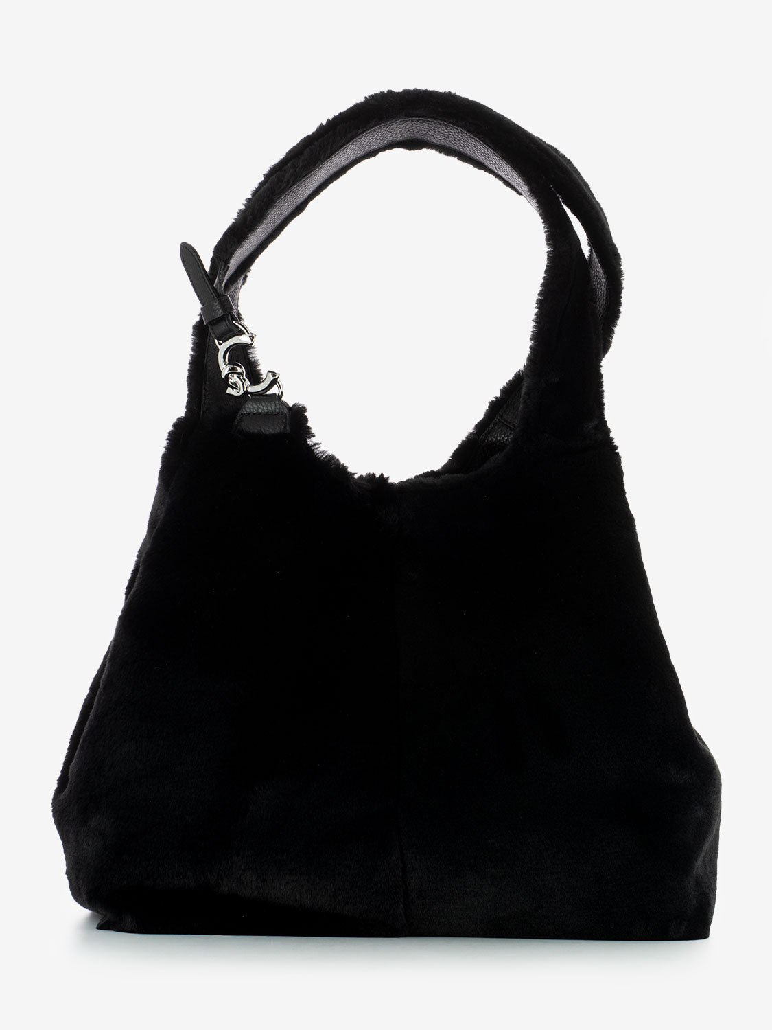 Borsa C-Easy L in pelliccia black