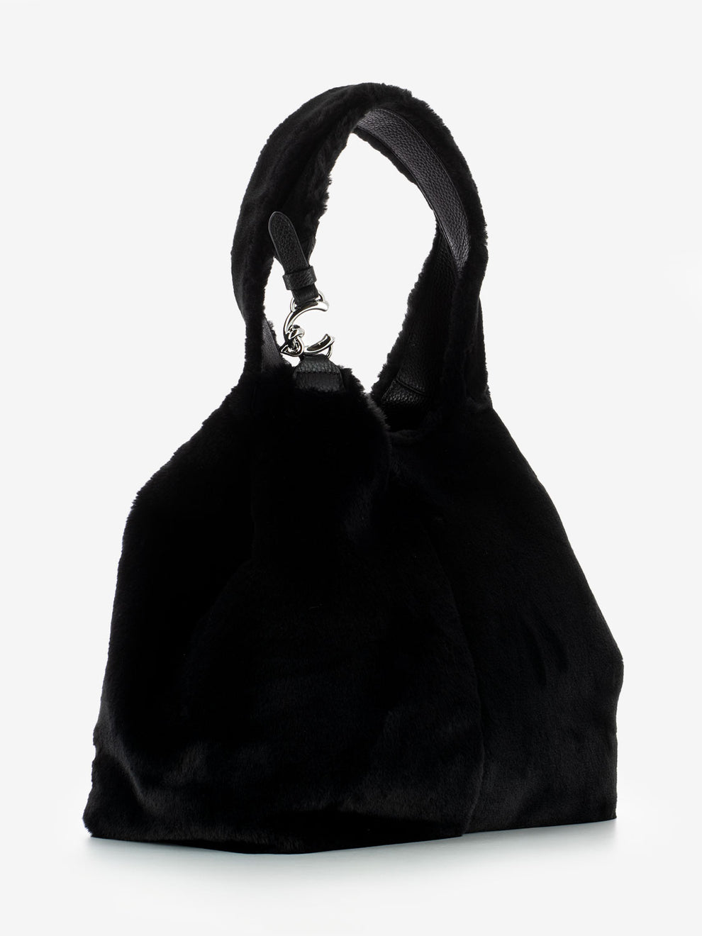Borsa C-Easy L in pelliccia black