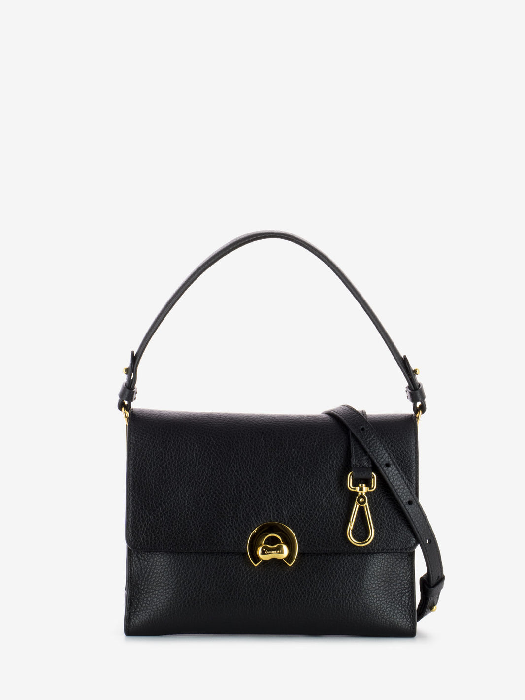 Borsa in pelle a mano piccola noir