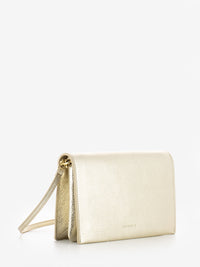 Mini gold shoulder bag