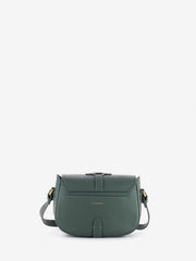 COCCINELLE - Borsa tracolla con fibbia leather kale green