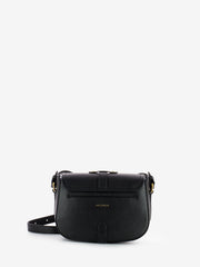 COCCINELLE - Borsa tracolla con fibbia leather noir