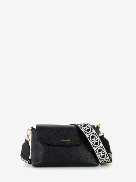 Borsa piccola a tracolla leather noir