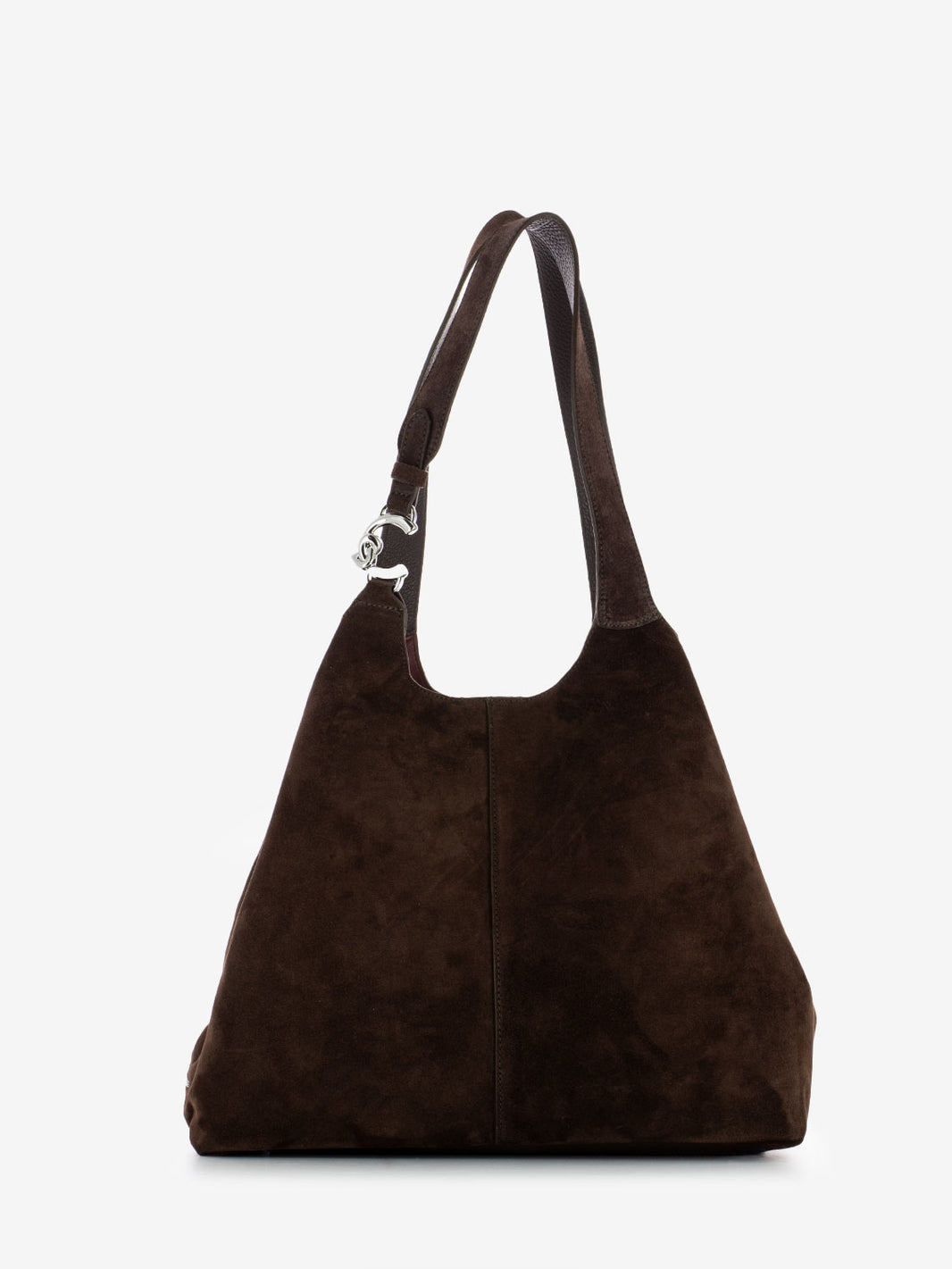 C-Easy Suede Borsa hobo brunette