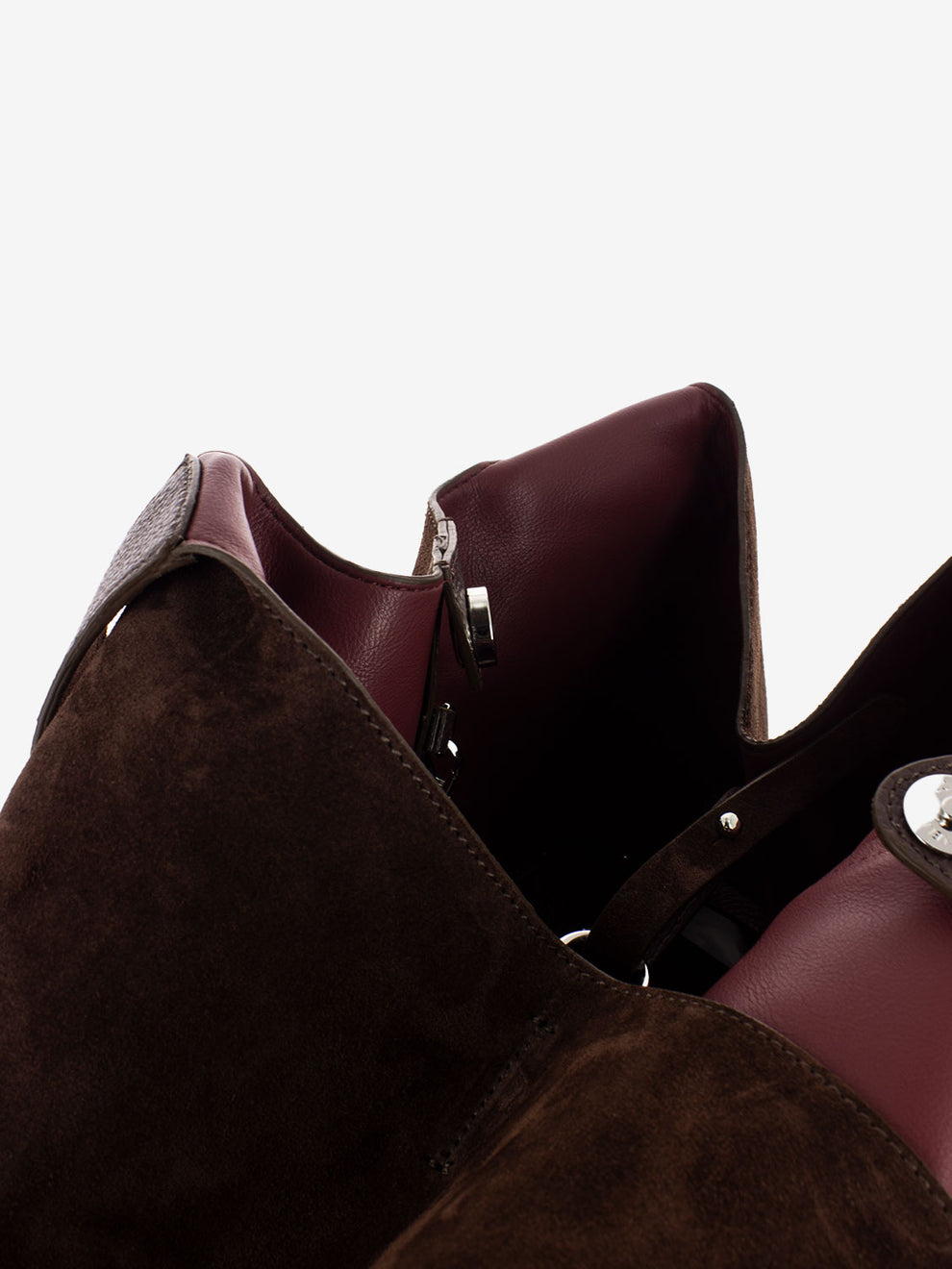 C-Easy Suede Borsa hobo brunette