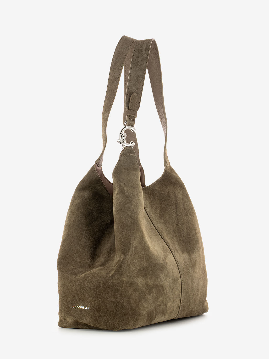 C-Easy Suede Borsa hobo warm taupe