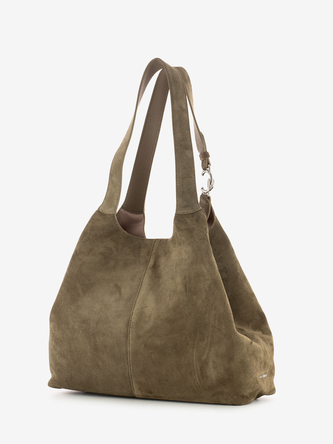C-Easy Suede Borsa hobo warm taupe