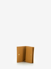 COCCINELLE - Card holder grained leather paprika