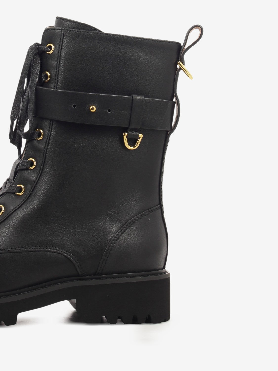 Combat Boot Cow leather noir