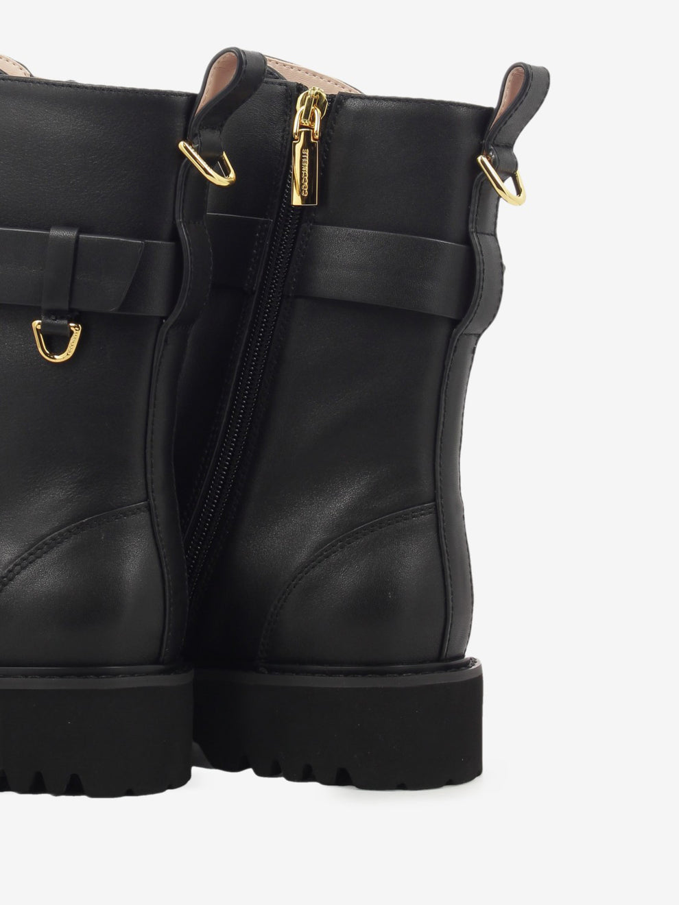 Combat Boot Cow leather noir
