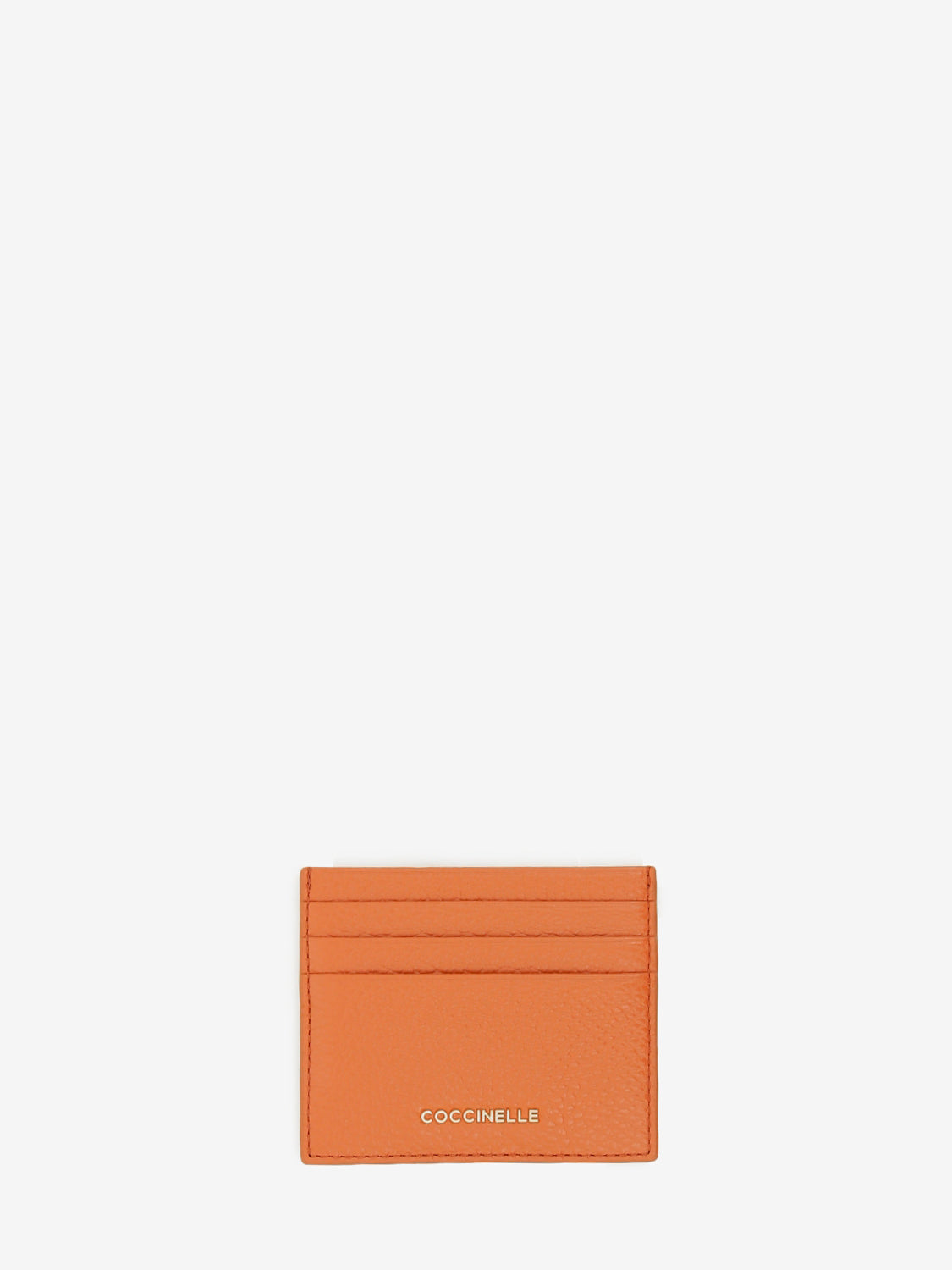Document holder grained leather small crab